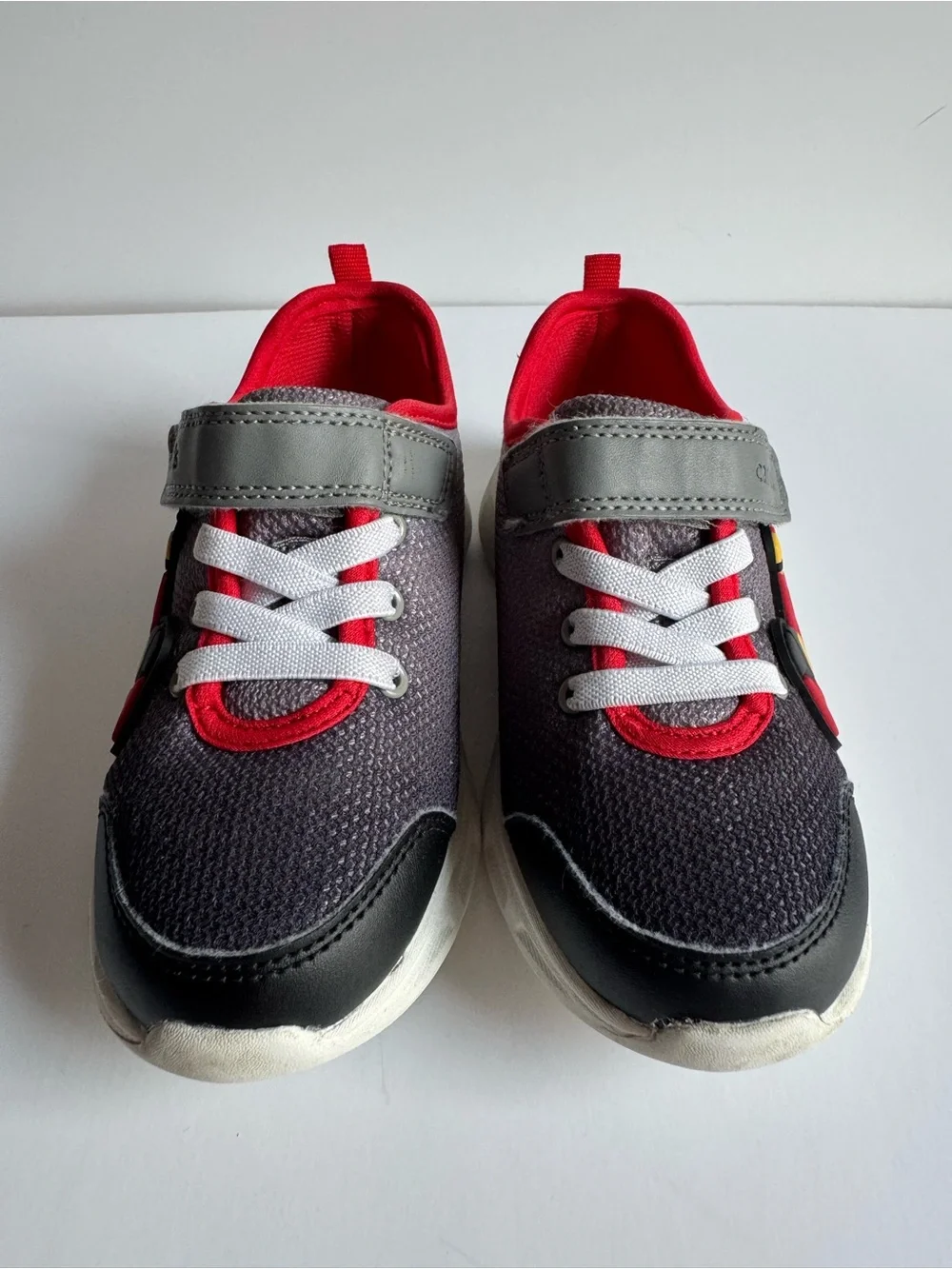 Carter's Gray & Red Race Car Slip-On and Light-up Sneakers